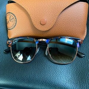 Authentic Rayban Sunglasses with original case and dust cloth.